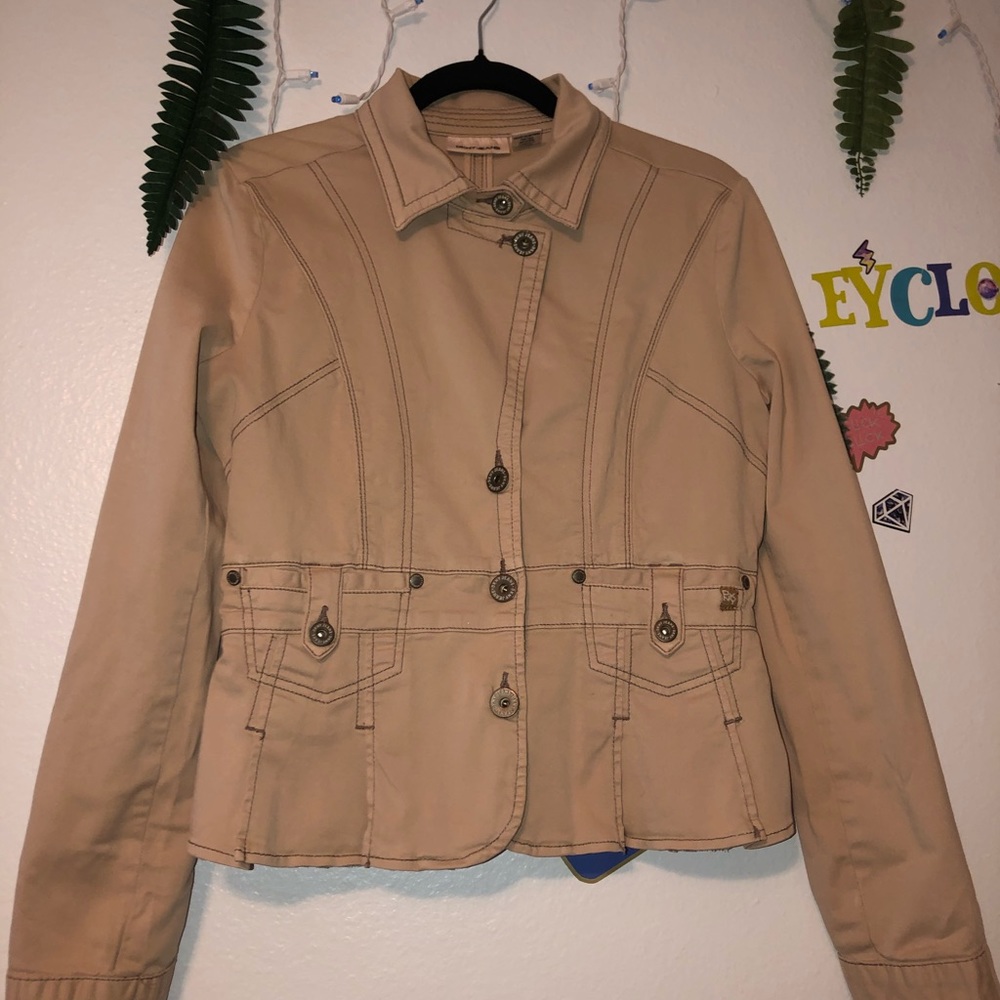DKNY jeans Jacket Women size M Imported Fabric